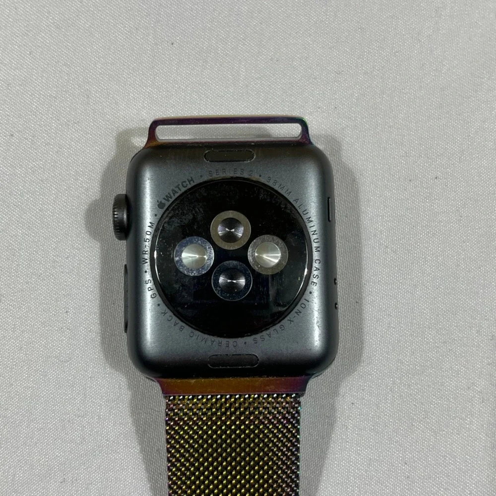 Apple Watch Series 2 Smartwatch Unisex 38mm Space Gray Aluminum MP0D2LL/A